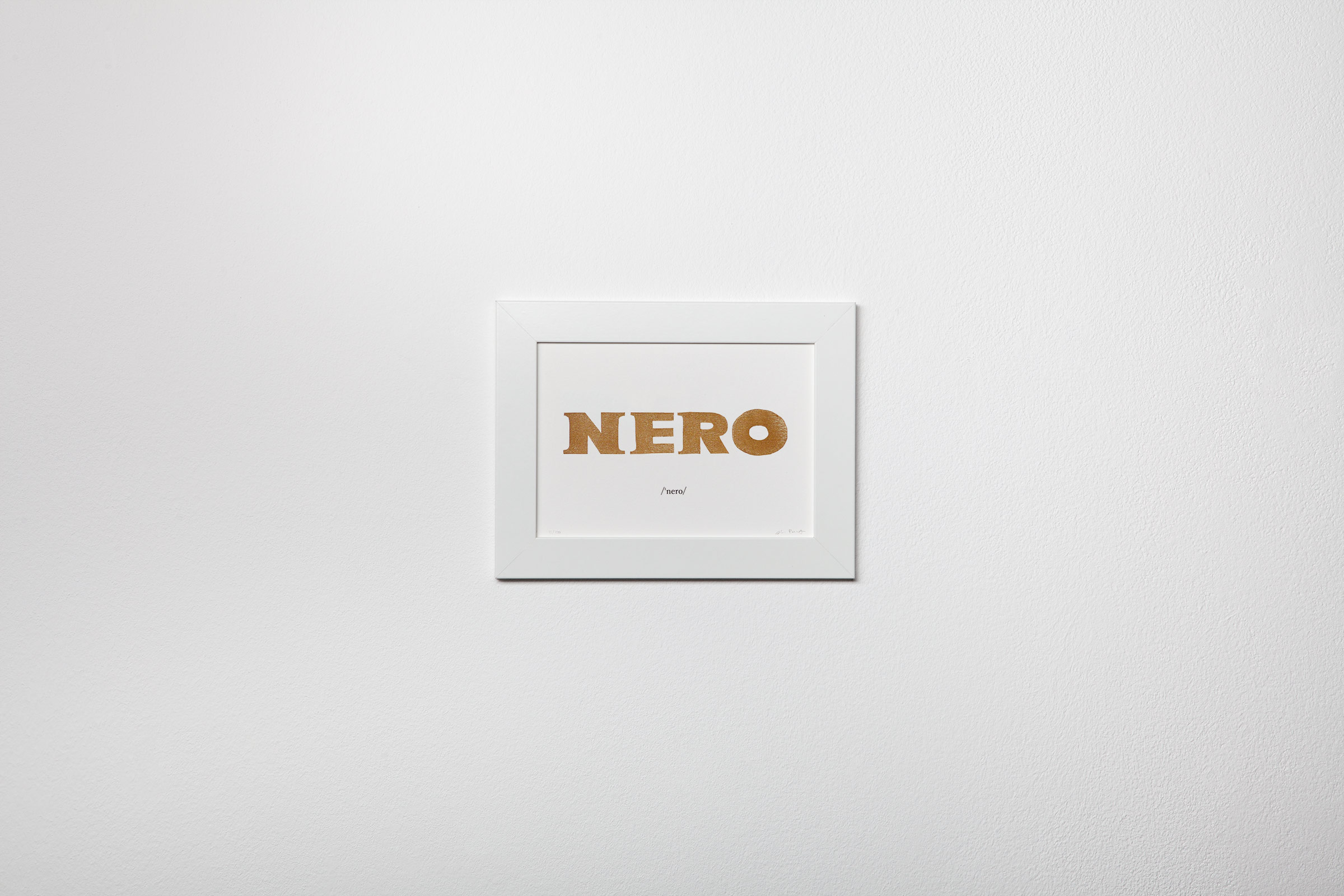 Nero - Espresso coffee.